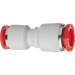 USA Sealing - Plastic Push-To-Connect Tube Fittings Type: Reducing Union Tube Outside Diameter (Inch): 1/4 x 1/8 - All Tool & Supply