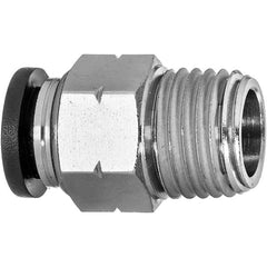 USA Sealing - Plastic Push-To-Connect Tube Fittings Type: Male Straight Tube Outside Diameter (Inch): 1/2 - All Tool & Supply