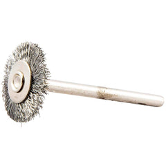 Norton - 3/4" OD, Crimped Carbon Wheel Brush - All Tool & Supply