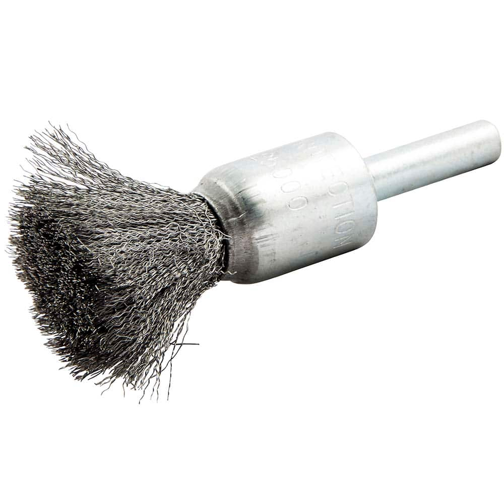 Norton - End Brushes Brush Diameter (Inch): 1/2 Fill Material: Carbon Steel - All Tool & Supply