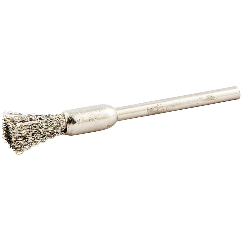 Norton - End Brushes Brush Diameter (Inch): 1/4 Fill Material: Stainless Steel - All Tool & Supply