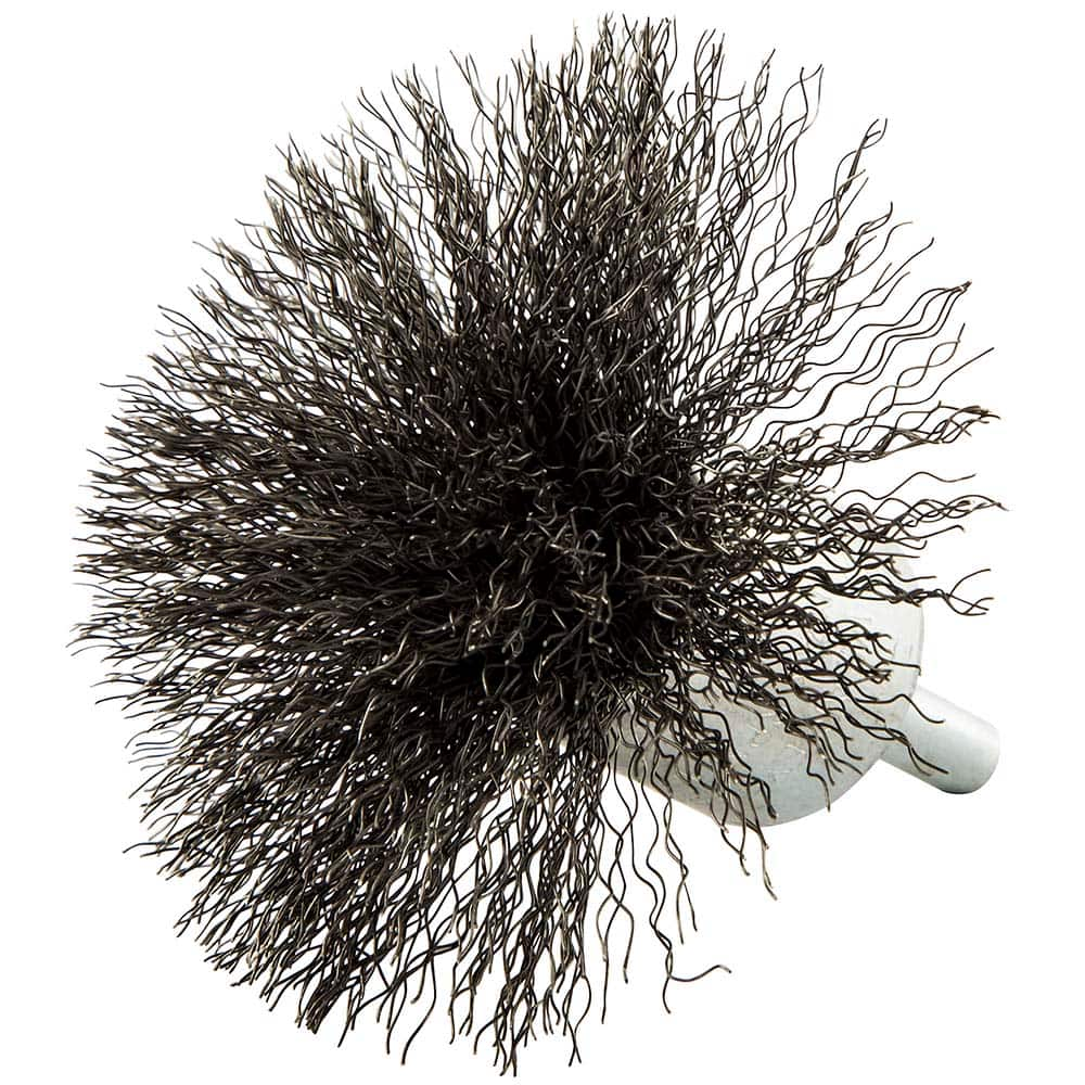 Norton - End Brushes Brush Diameter (Inch): 3 Fill Material: Carbon Steel - All Tool & Supply