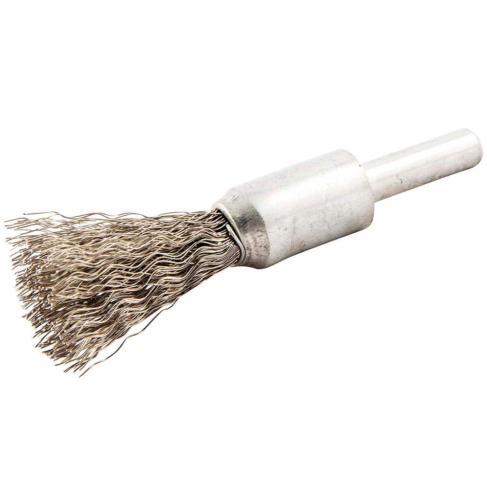 Norton - End Brushes Brush Diameter (Inch): 1/2 Fill Material: Stainless Steel - All Tool & Supply