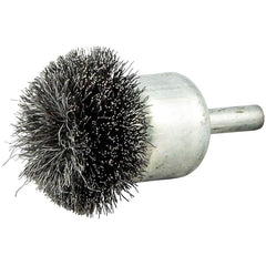 Norton - End Brushes Brush Diameter (Inch): 1-1/2 Fill Material: Carbon Steel - All Tool & Supply