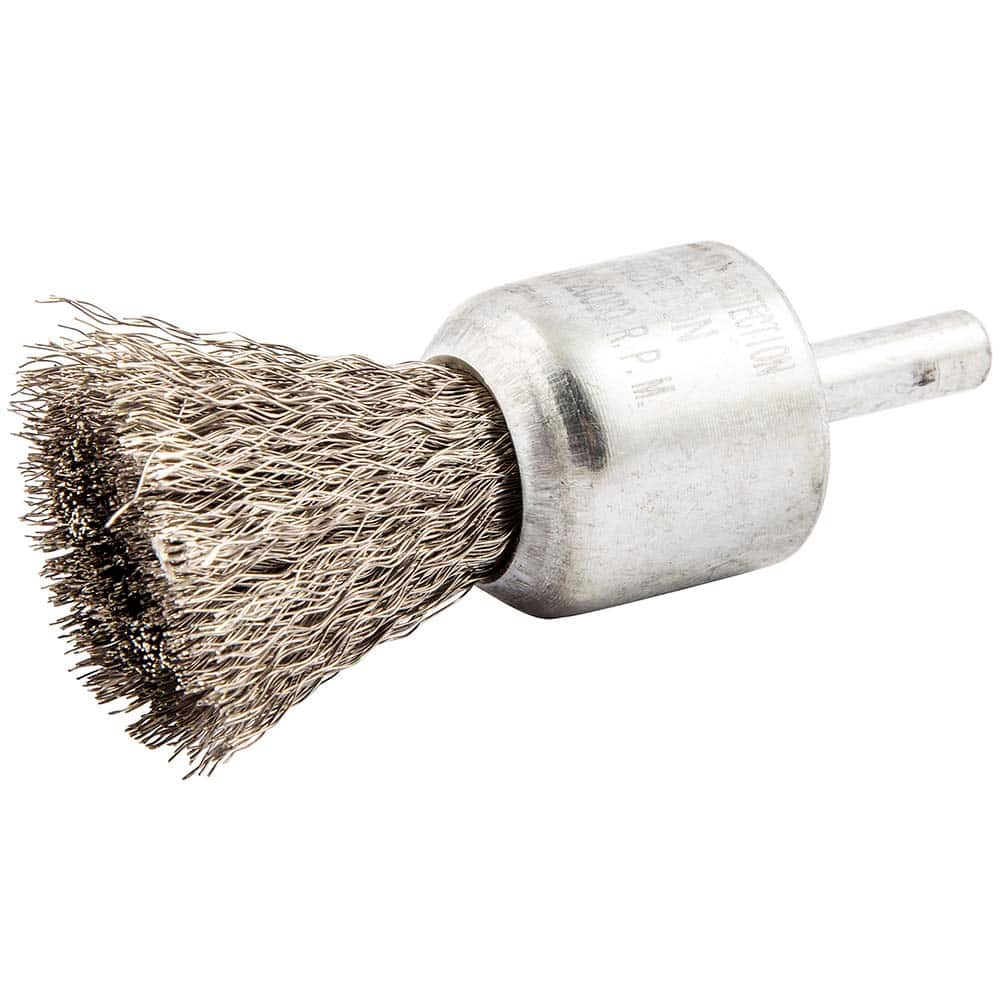 Norton - End Brushes Brush Diameter (Inch): 1 Fill Material: Stainless Steel - All Tool & Supply