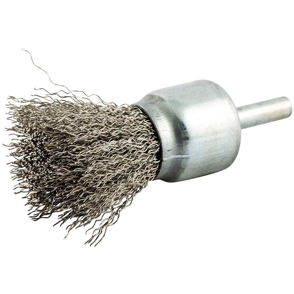 Norton - End Brushes Brush Diameter (Inch): 1 Fill Material: Stainless Steel - All Tool & Supply