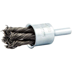 Norton - End Brushes Brush Diameter (Inch): 3/4 Fill Material: Carbon Steel - All Tool & Supply