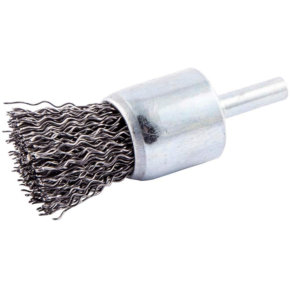 Norton - End Brushes Brush Diameter (Inch): 1 Fill Material: Carbon Steel - All Tool & Supply