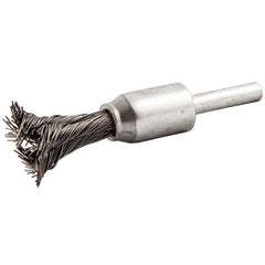 Norton - End Brushes Brush Diameter (Inch): 1/2 Fill Material: Carbon Steel - All Tool & Supply