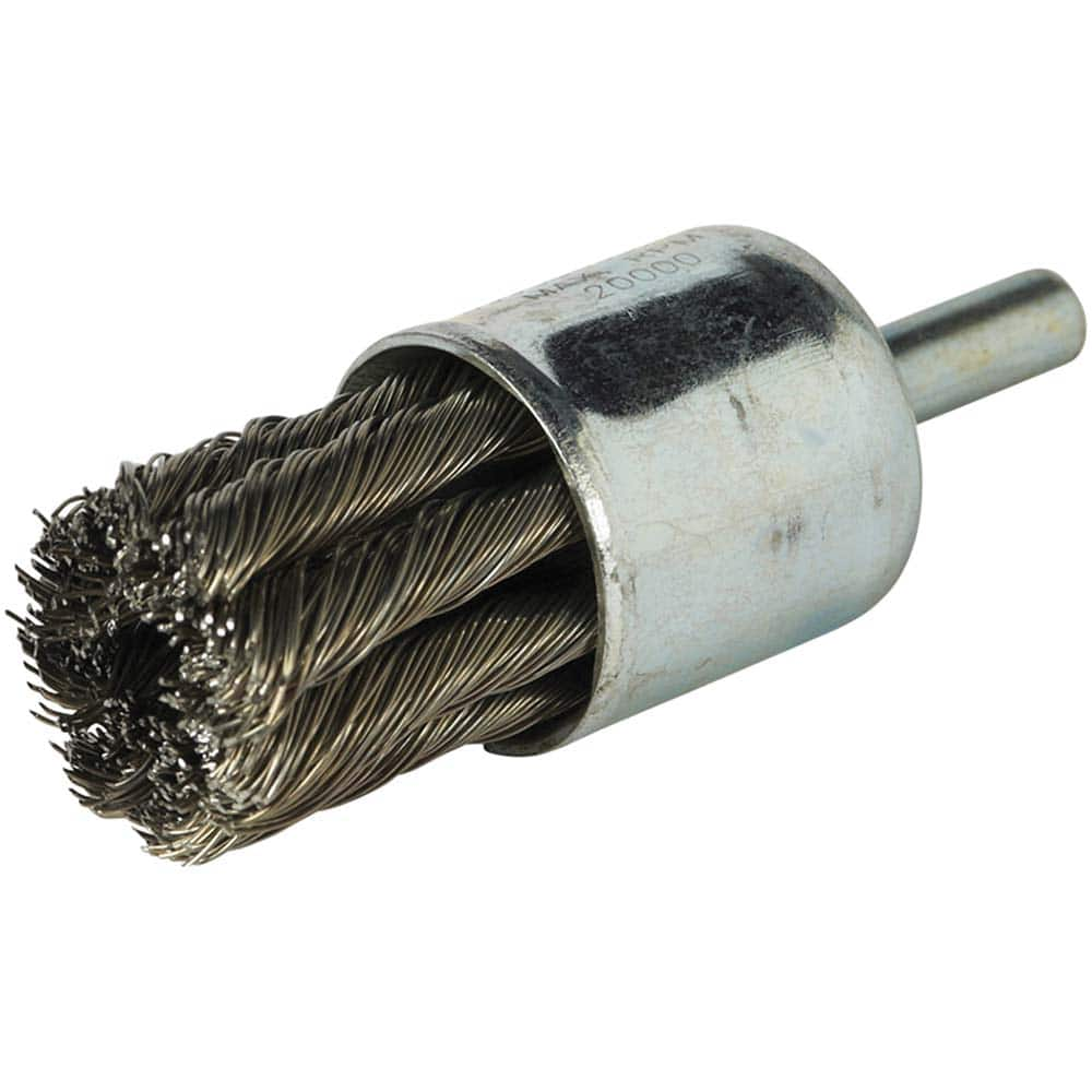 Norton - End Brushes Brush Diameter (Inch): 3/4 Fill Material: Carbon Steel - All Tool & Supply