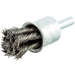 Norton - End Brushes Brush Diameter (Inch): 3/4 Fill Material: Carbon Steel - All Tool & Supply