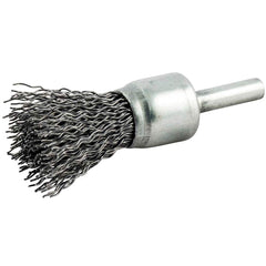 Norton - End Brushes Brush Diameter (Inch): 3/4 Fill Material: Carbon Steel - All Tool & Supply