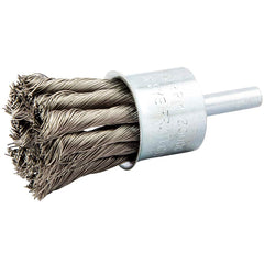 Norton - End Brushes Brush Diameter (Inch): 1 Fill Material: Stainless Steel - All Tool & Supply