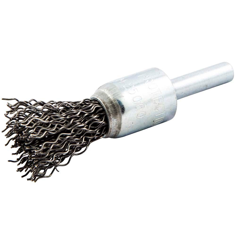 Norton - End Brushes Brush Diameter (Inch): 1/2 Fill Material: Carbon Steel - All Tool & Supply