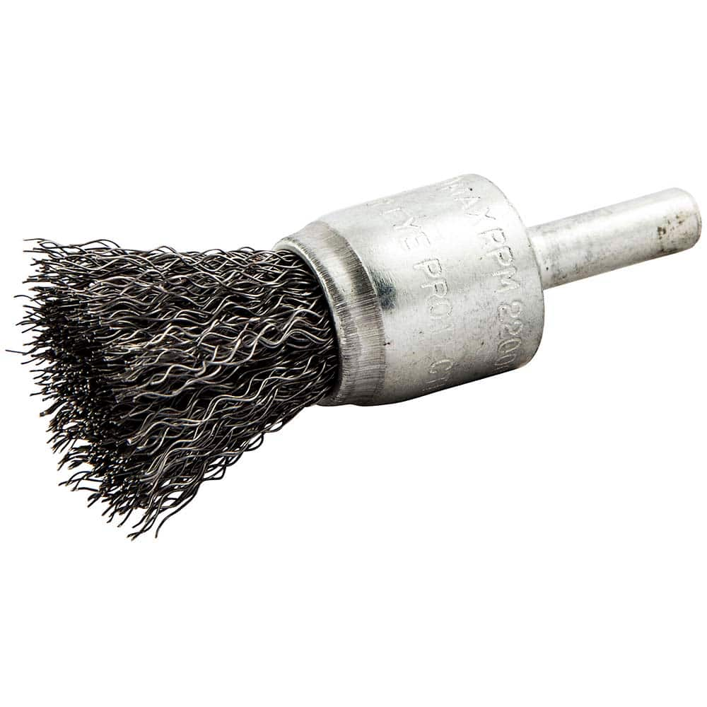 Norton - End Brushes Brush Diameter (Inch): 3/4 Fill Material: Carbon Steel - All Tool & Supply