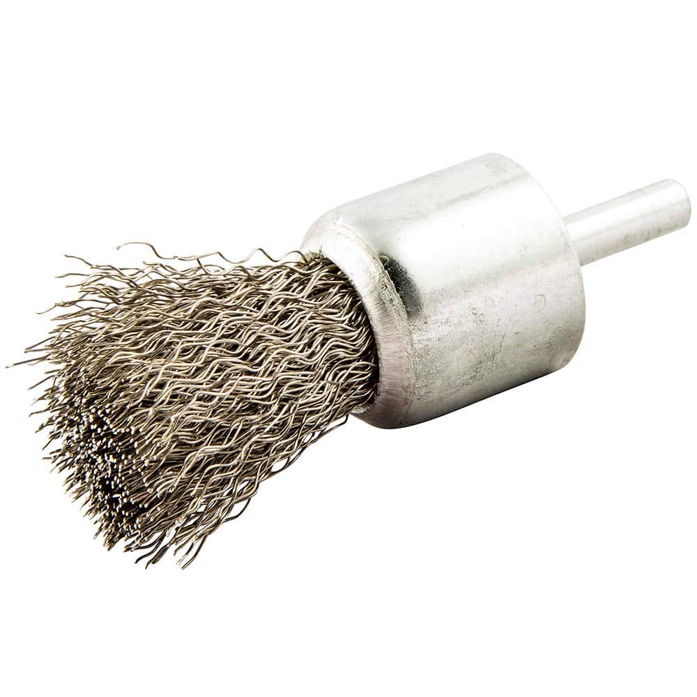 Norton - End Brushes Brush Diameter (Inch): 1 Fill Material: Stainless Steel - All Tool & Supply