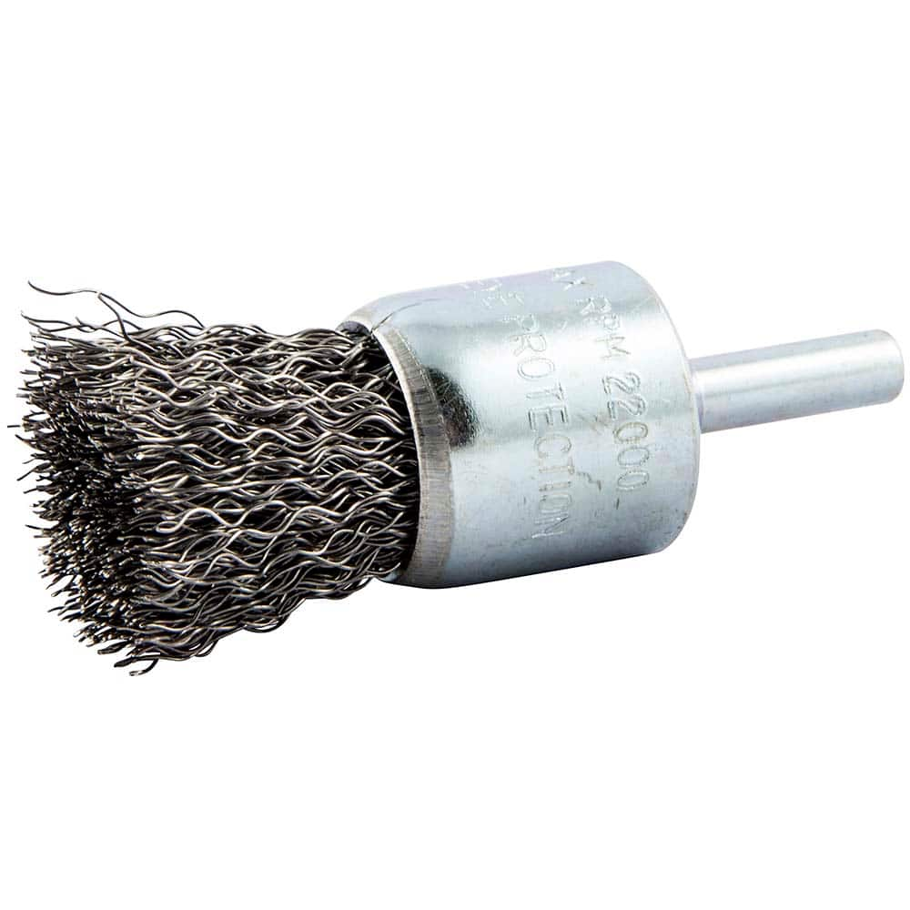 Norton - End Brushes Brush Diameter (Inch): 1 Fill Material: Carbon Steel - All Tool & Supply