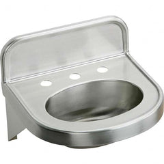 ELKAY - Stainless Steel Sinks Type: Lavatory Sink-Wall Hung Outside Length: 18 (Inch) - All Tool & Supply