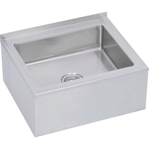 ELKAY - Stainless Steel Sinks Type: Mop Sink-Floor Mounted Outside Length: 32 (Inch) - All Tool & Supply