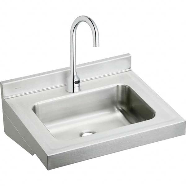 ELKAY - Stainless Steel Sinks Type: Lavatory Sink-Wall Hung Outside Length: 22 (Inch) - All Tool & Supply