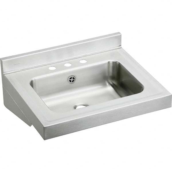 ELKAY - Stainless Steel Sinks Type: Lavatory Sink-Wall Hung Outside Length: 22 (Inch) - All Tool & Supply