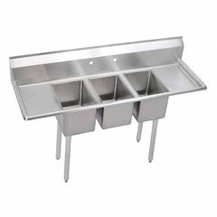 ELKAY - Stainless Steel Sinks Type: Scullery Sink Outside Length: 66 (Inch) - All Tool & Supply