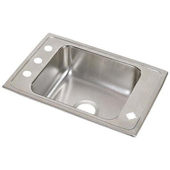 ELKAY - Stainless Steel Sinks Type: Drop In Sink Outside Length: 22 (Inch) - All Tool & Supply