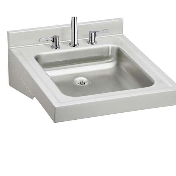 ELKAY - Stainless Steel Sinks Type: Lavatory Sink-Wall Hung Outside Length: 19 (Inch) - All Tool & Supply