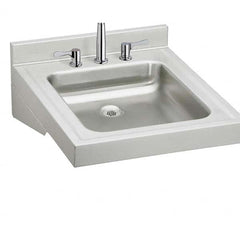 ELKAY - Stainless Steel Sinks Type: Lavatory Sink-Wall Hung Outside Length: 19 (Inch) - All Tool & Supply