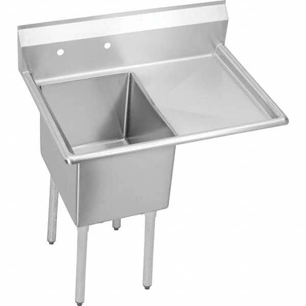 ELKAY - Stainless Steel Sinks Type: Scullery Sink Outside Length: 50-1/2 (Inch) - All Tool & Supply