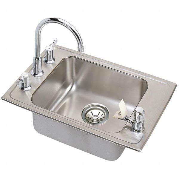 ELKAY - Stainless Steel Sinks Type: Drop In Sink Outside Length: 37-1/4 (Inch) - All Tool & Supply