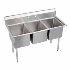 ELKAY - Stainless Steel Sinks Type: Scullery Sink Outside Length: 57 (Inch) - All Tool & Supply