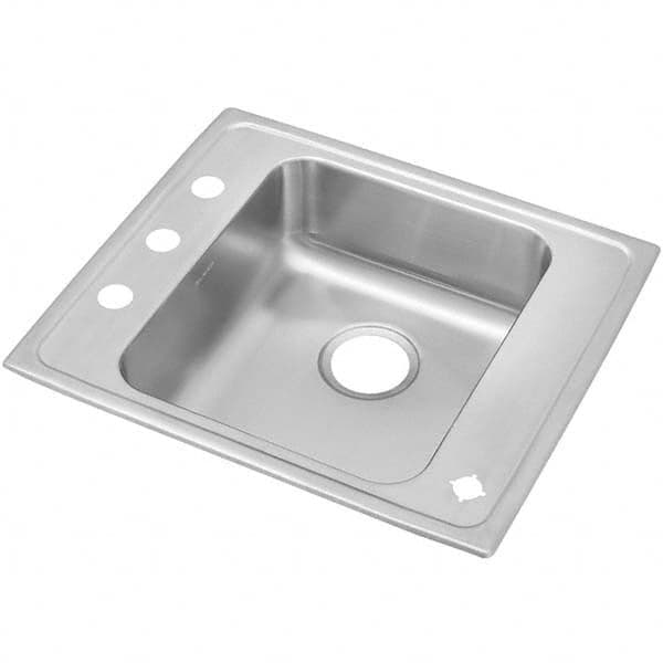 ELKAY - Stainless Steel Sinks Type: Drop In Sink Outside Length: 22 (Inch) - All Tool & Supply