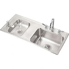 ELKAY - Stainless Steel Sinks Type: Drop In Sink Outside Length: 37-1/4 (Inch) - All Tool & Supply