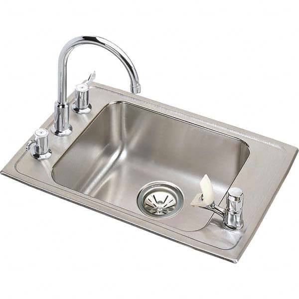 ELKAY - Stainless Steel Sinks Type: Drop In Sink Outside Length: 22 (Inch) - All Tool & Supply