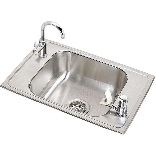 ELKAY - Stainless Steel Sinks Type: Drop In Sink Outside Length: 25 (Inch) - All Tool & Supply