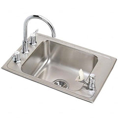 ELKAY - Stainless Steel Sinks Type: Drop In Sink Outside Length: 25 (Inch) - All Tool & Supply