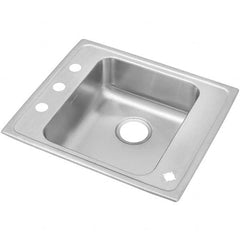 ELKAY - Stainless Steel Sinks Type: Drop In Sink Outside Length: 25 (Inch) - All Tool & Supply