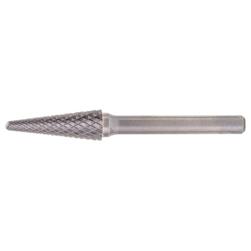 SL-41 Double Cut Solid Carbide Bur-Cone Radius Shape - Exact Industrial Supply