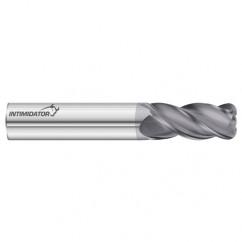 20mm Dia. x 100mm Overall Length 4-Flute 1.5mm C/R Solid Carbide SE End Mill-Round Shank-Center Cut-FC18 - All Tool & Supply