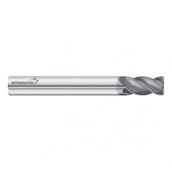 20mm Dia. x 100mm Overall Length 4-Flute 1mm C/R Solid Carbide SE End Mill-Round Shank-Center Cut-FC18 - All Tool & Supply