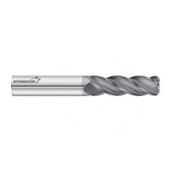 1" Dia. x 6 Overall Length 4-Flute .060 C/R Solid Carbide SE End Mill-Round Shank-Center Cut-FC18 - All Tool & Supply