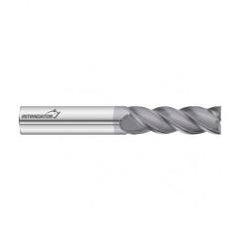 1/2 Dia. x 4 Overall Length 4-Flute Square End Solid Carbide SE End Mill-Round Shank-Center Cut-FC18 - All Tool & Supply