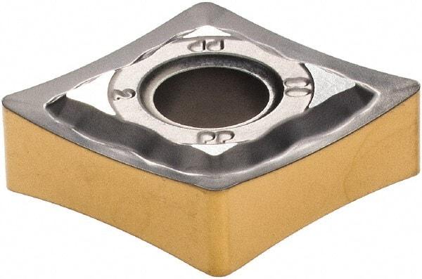 Iscar - CNMG432 PP Grade IC830 Carbide Turning Insert - AlTiN/TiN Finish, 80° Diamond, 1/2" Inscr Circle, 3/16" Thick, 1/32" Corner Radius - All Tool & Supply