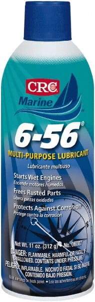 CRC - 16 oz Aerosol Nondrying Film Lubricant - Clear Blue-Green, -50°F to 250°F - All Tool & Supply