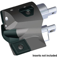 Series KSEM Plus, Head Connection FDS56, 62mm Max Drill Diam, Indexable Interchangeable Pilot Head KSEMP2600HPGM Pilot Drill, 26mm Pilot Drill Diam, Takes 3 Nonpilot Inserts, 35mm Head Length