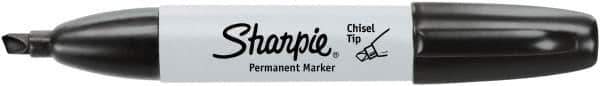 Sharpie - Black Permanent Marker - Chisel Tip, AP Nontoxic Ink - All Tool & Supply