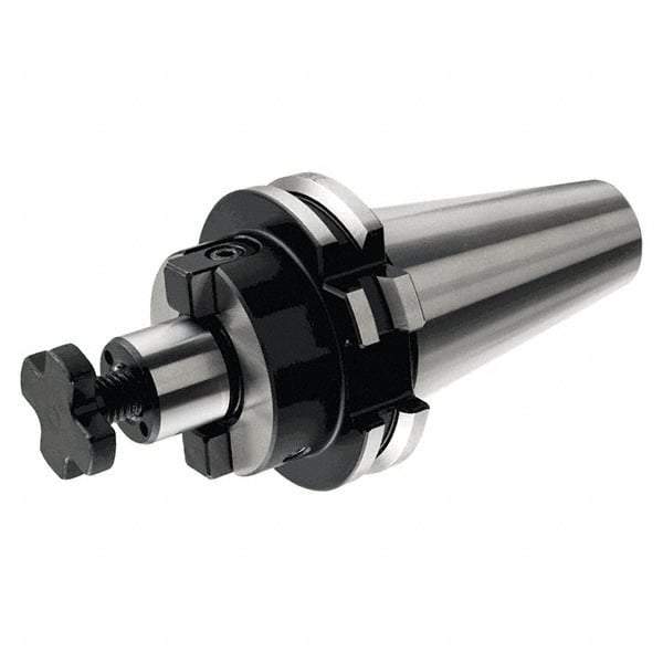 Iscar - DIN69871-50 Taper Shank 22mm Pilot Diam Shell Mill Holder - 35mm Flange to Nose End Projection, 47mm Nose Diam, Through-Spindle & DIN Flange Coolant - Exact Industrial Supply