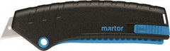 Martor USA - Retractable Utility Knife - Black & Blue Handle - All Tool & Supply