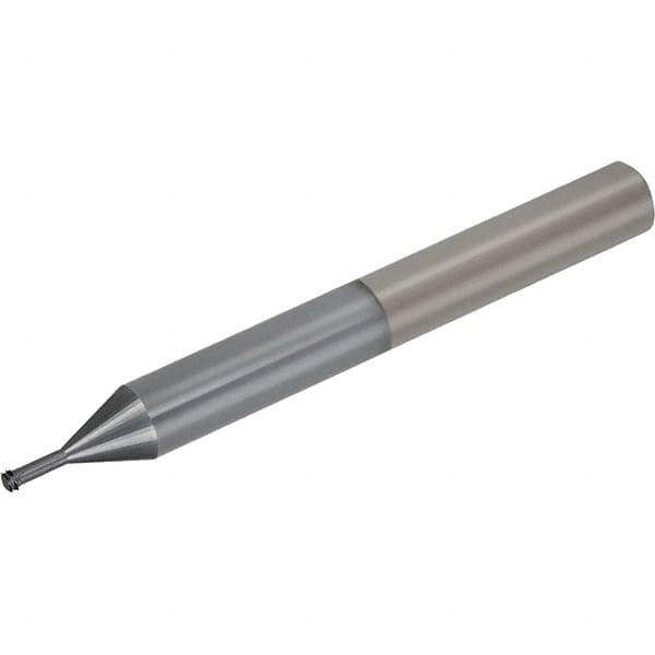 Vargus - 7/16-14 Thread, 3/8" Shank Diam, TiCN Coating, Solid Carbide Straight Flute Thread Mill - 6 Flutes, 4.016" OAL, 7/16" Min Noml Diameter - Exact Industrial Supply